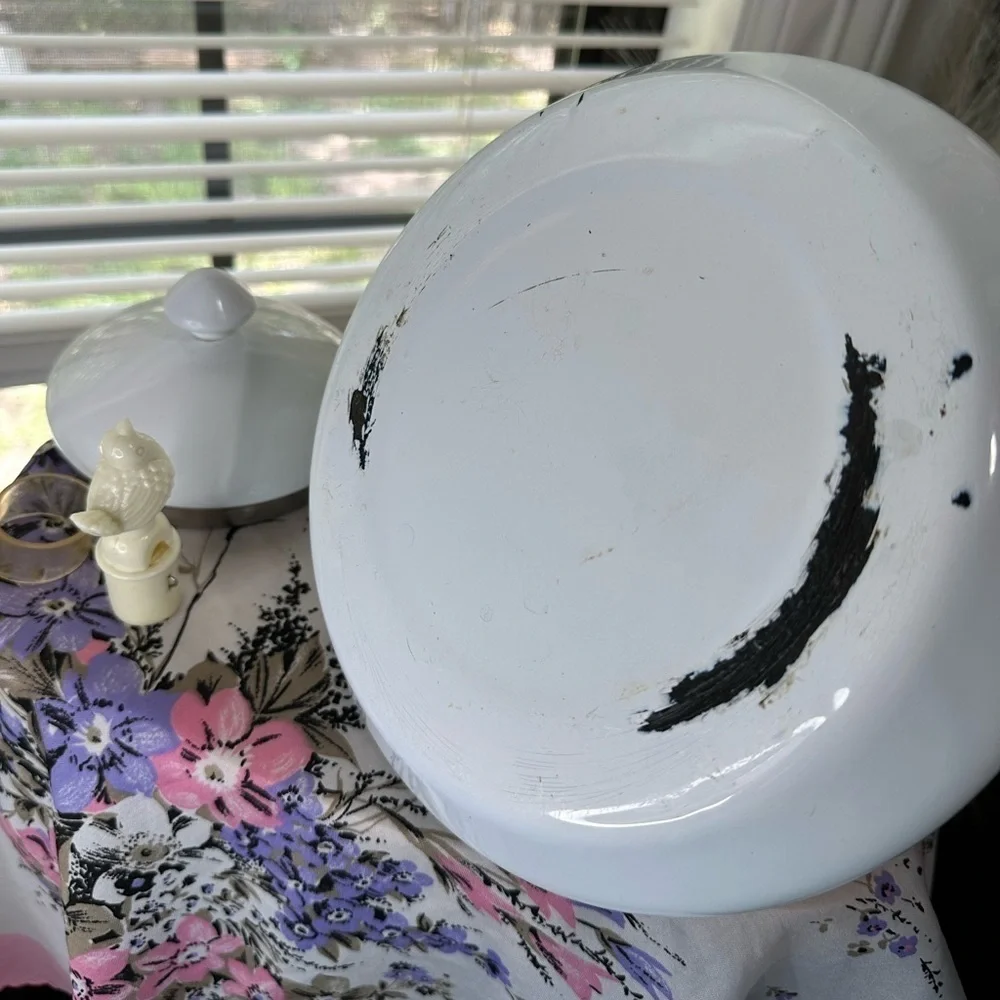 Vintage Enamel Kettle